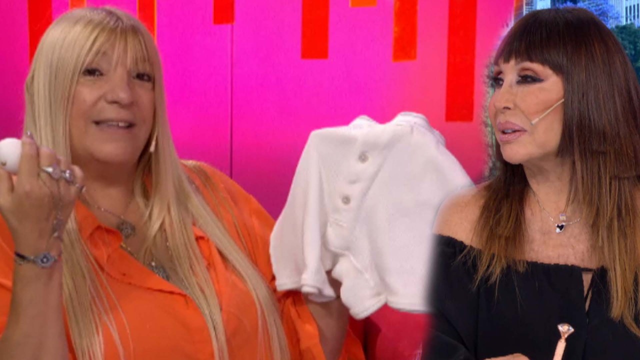 EL RITUAL DEL CALZONCILLO QUE HIZO MORIA EN VIVO, PARA ATRAER EL BUEN SEXO CON GALMARINI