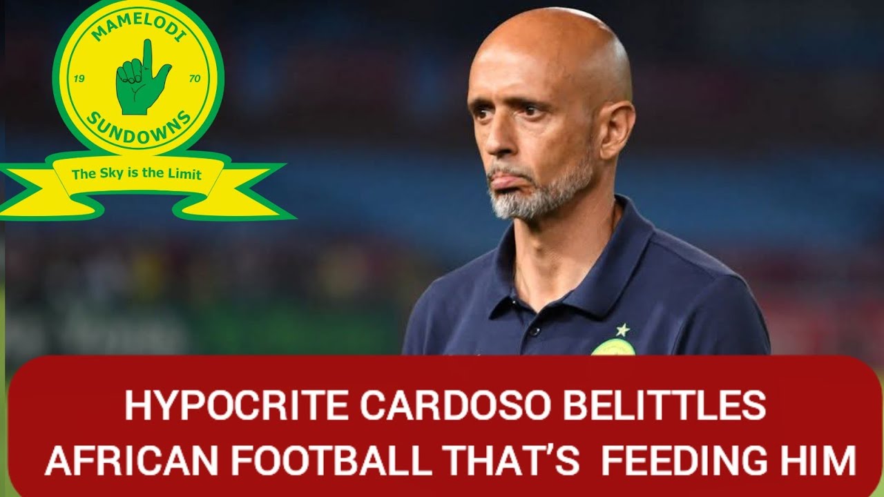 MAMELODI SUNDOWNS COACH MIGUEL CARDOSO 