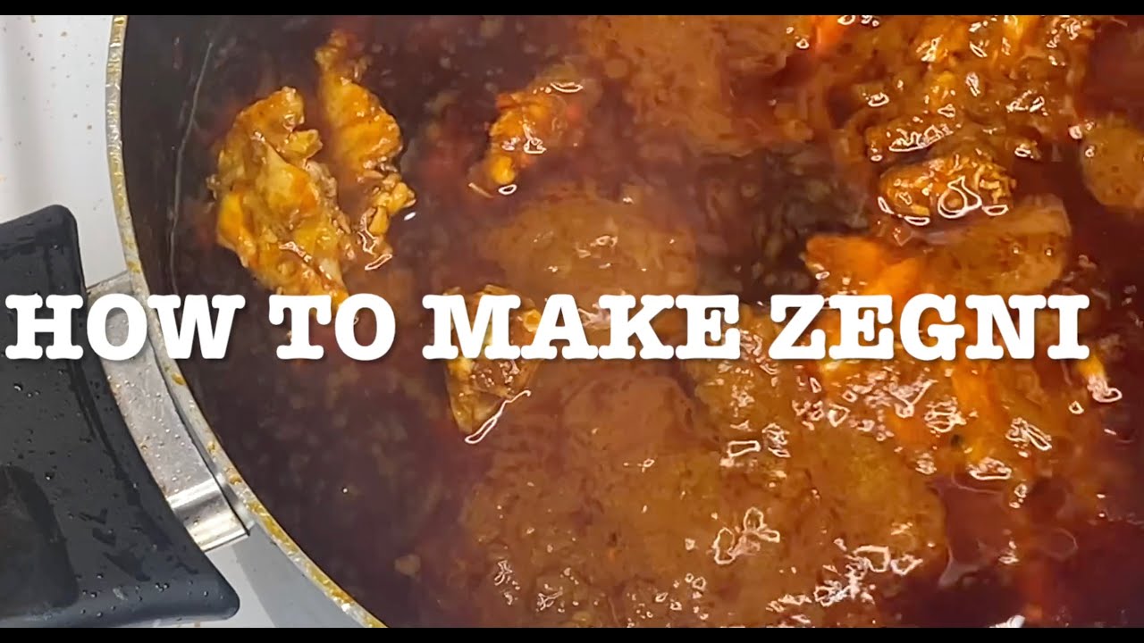 How to make Zegni I ዝግኒ ከመይ ጌርና ንሰርሕ