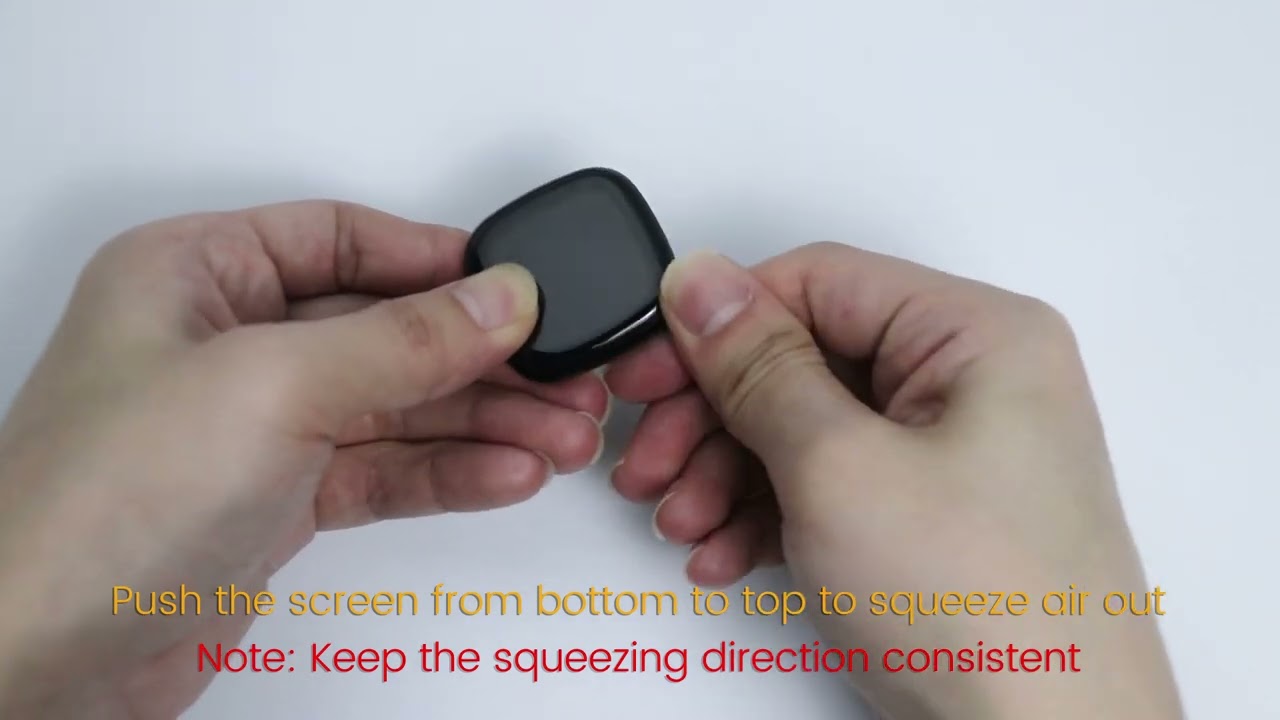 Fitbit Versa 4/3 PMMA Screen Protector Installation Video