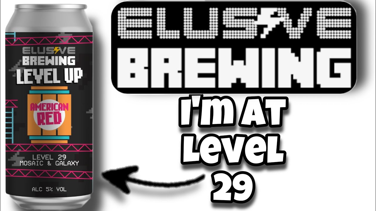 LEVEL UP - American Red - Elusive Brewing -  LEVEL 29 Mosaic & Galaxy