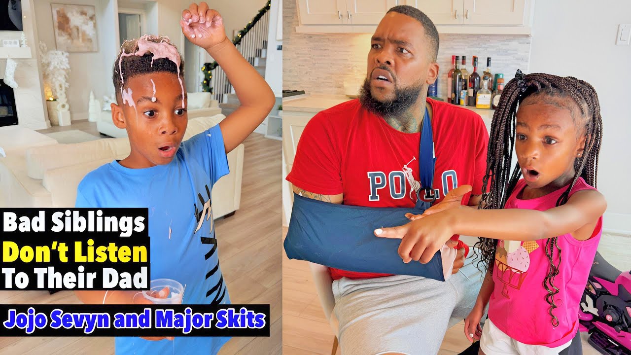 BAD SIBLINGS DOESNT LISTEN TO DAD. THEY REGRET IT.