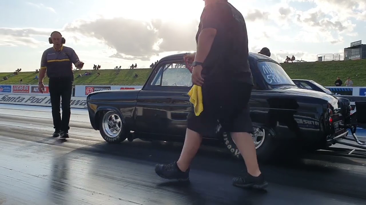 Mark Haswell 632 cu in Big Block Chevy street legal Ford 100e @ HRD's 2022