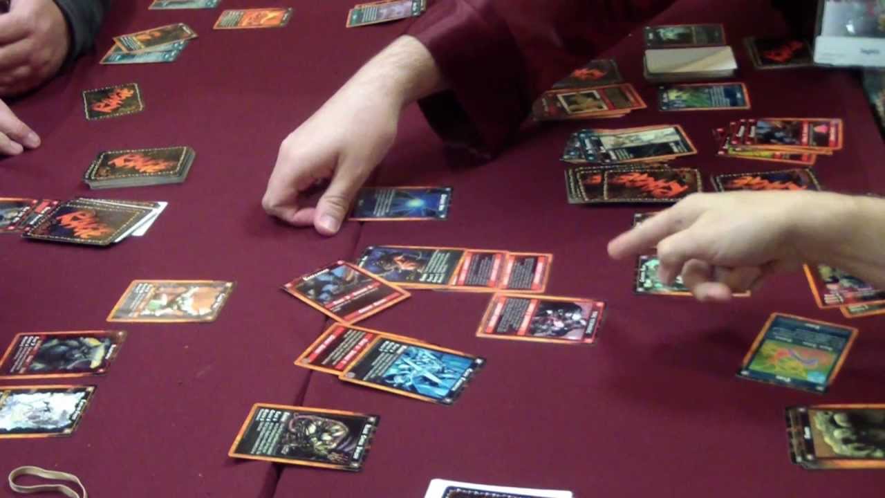 Rage CCG (werewolf the Apocalypse CCG) being played at FurFright 2012
