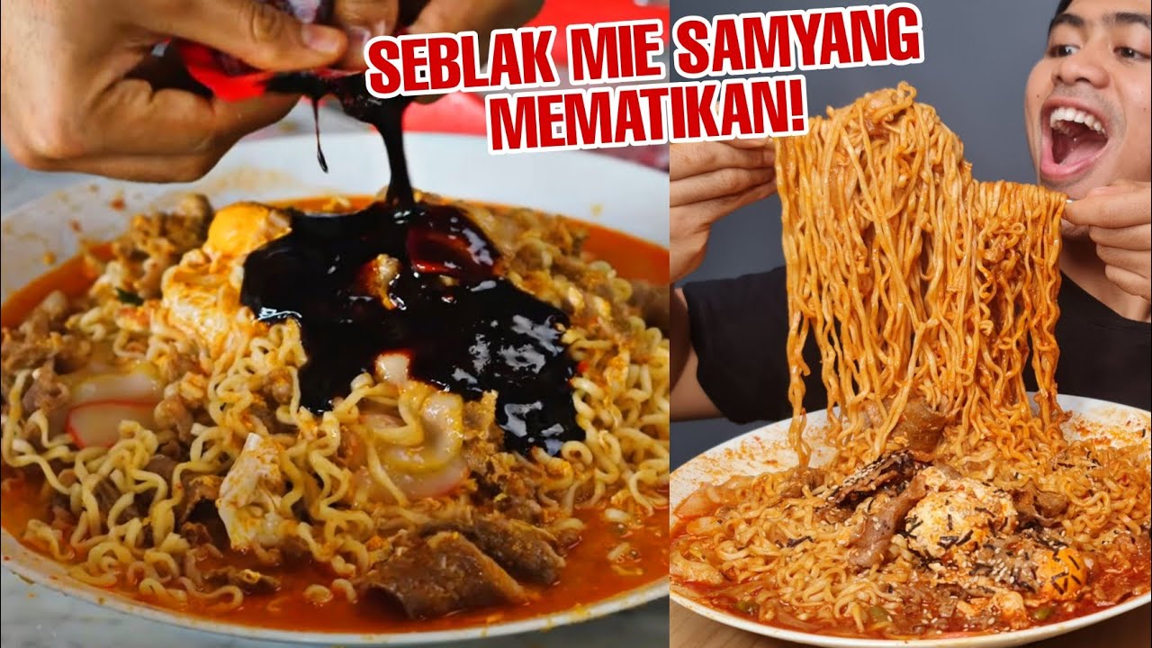 BUSET! MUKBANG SEBLAK PAKE MIE SAMYANG!!