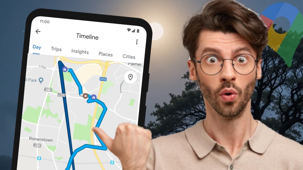 How to Find your Timeline on Google Maps