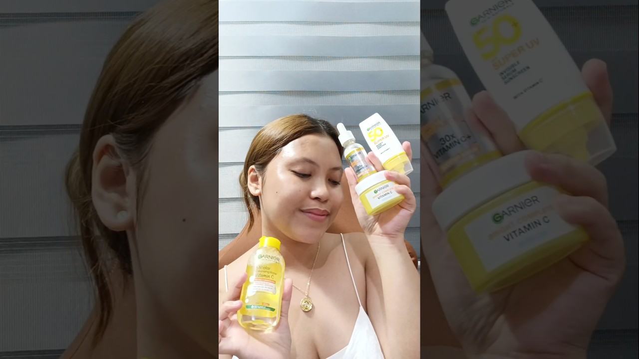 GURWM with Garnier Bright Complete Set 🌞💛 