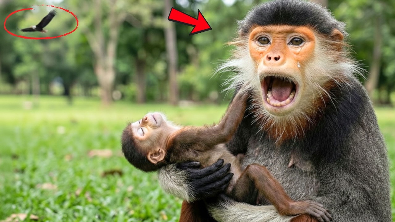 WILDLIFE RESCUE: BABY RED-SHANKED DOUC LANGUR RESCUED & RETURNED TO THE WILD