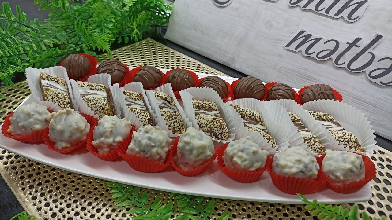 Araxisli, qozlu, xurmalı şokoladlar #food #reseptlər #dessert #asanreseptlər #resept #ləzizyeməklər