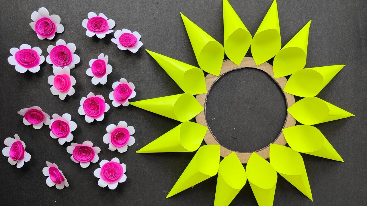 2 Beautiful And Easy Paper Wall Hanging/Paper Craft For Home Decoration/Wallmate/Craft Ideas ||