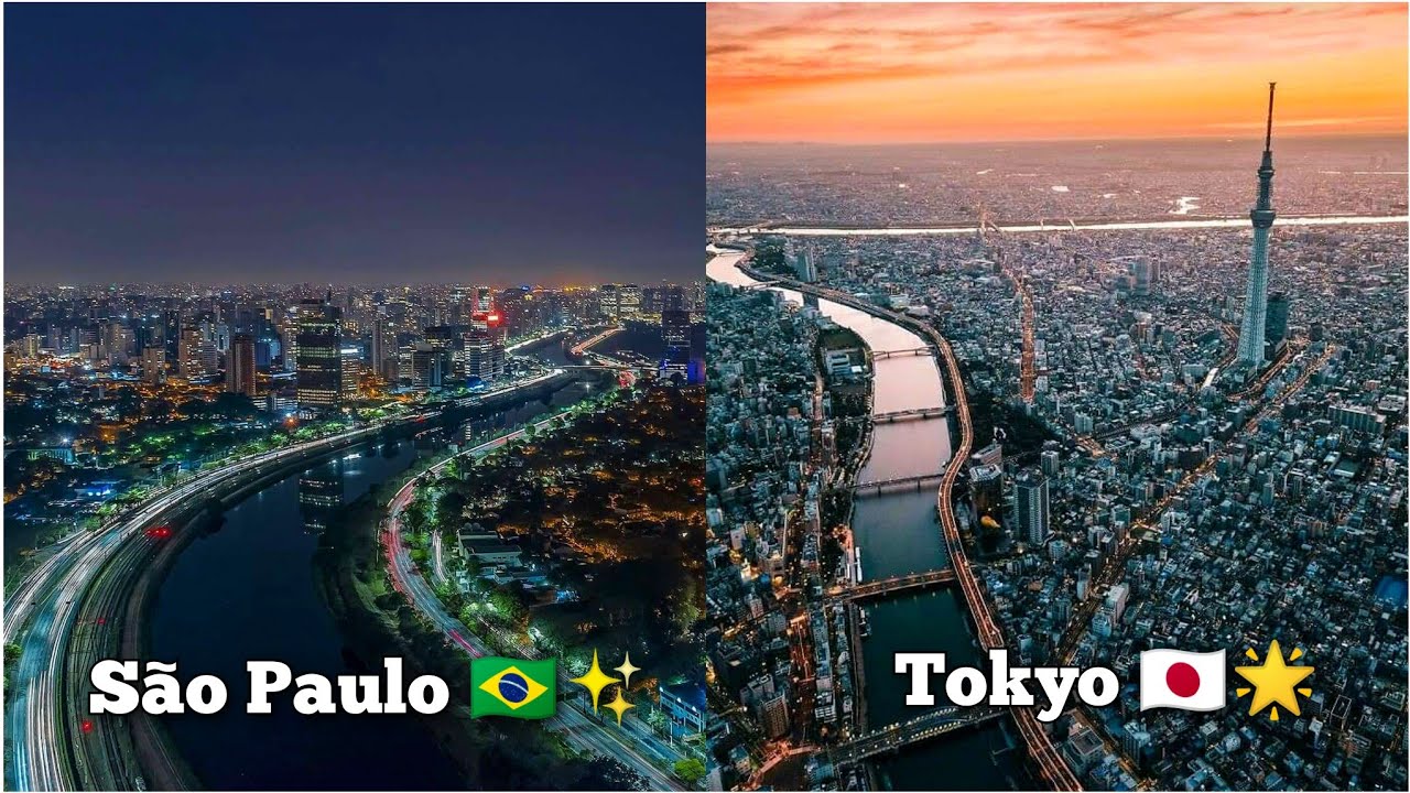 São Paulo & Tokyo | 🇧🇷 brazillian city • japanese city 🇯🇵