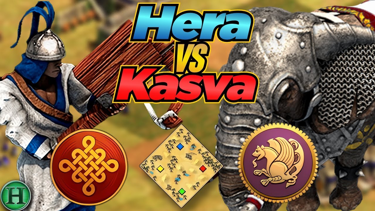 Chinese vs Persians | 1v1 Arabia | vs Kasva | AoE2