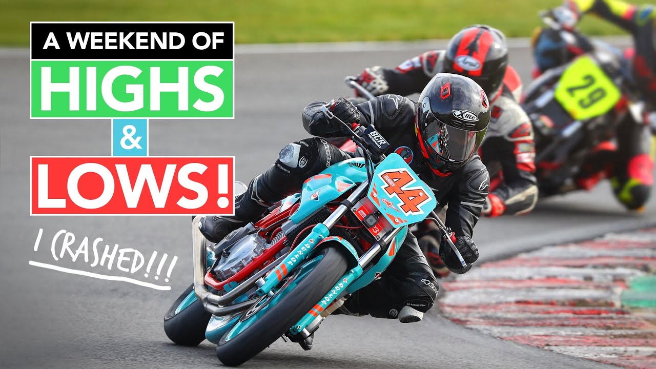 Oulton Park Motorcycle Racing with Bemsee | Onboard Crash 💥