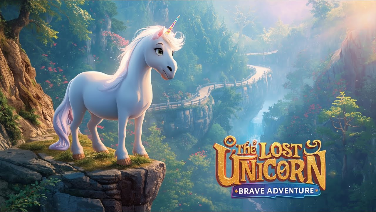 The Lost Unicorn: Sparkle&rsquo;s Brave Adventure | Kids Cartoon Story  | cartoon | new story cartoon | 