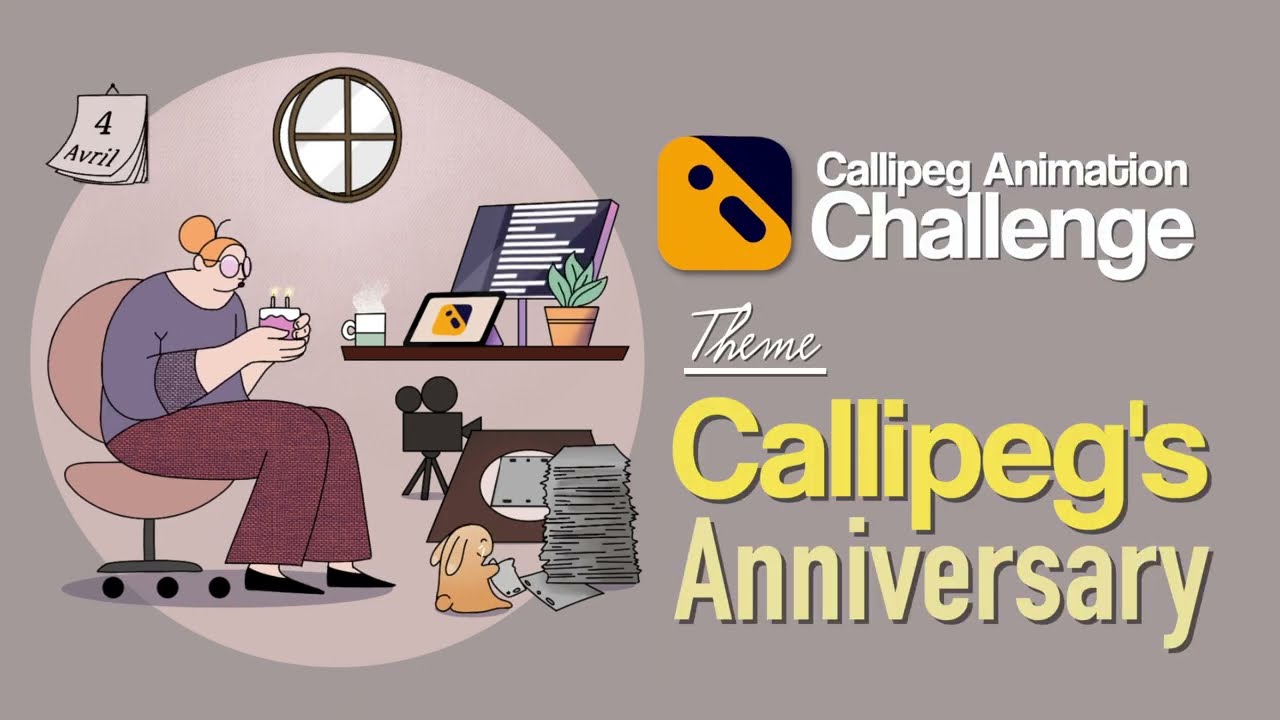 Callipeg's Anniversary Animation Challenge #20 | April 2022 (Win a lifetime access!)