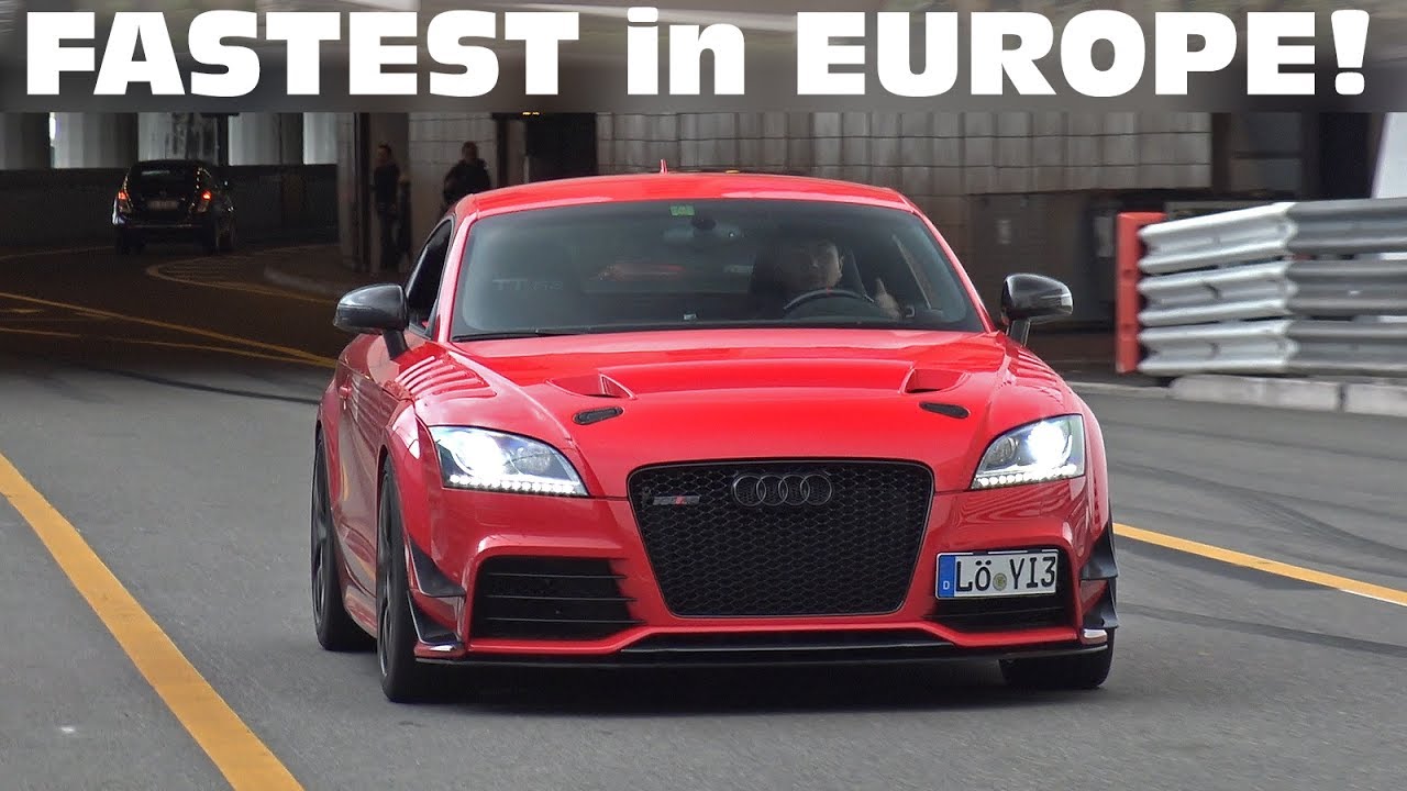 FASTEST Audi TT-RS Plus in EUROPE! Revs, Flames, Tunnel, Accelerations!
