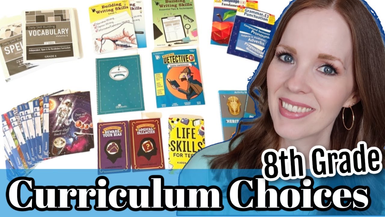 8TH GRADE CURRICULUM CHOICES | HOMESCHOOL CURRICULUM CHOICES | MIDDLE SCHOOL ECLECTIC CURRICULUM