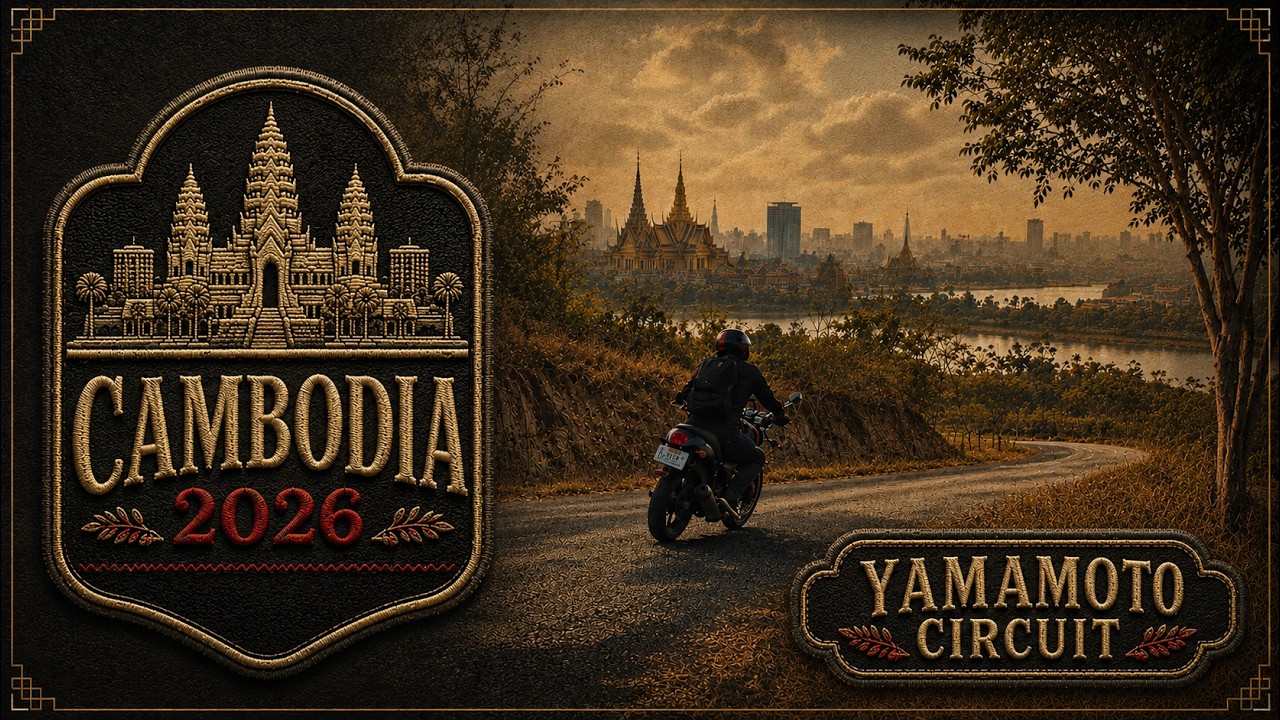 The most picturesque road in Cambodia | Honda VTR 250 | DJI OSMO NANO