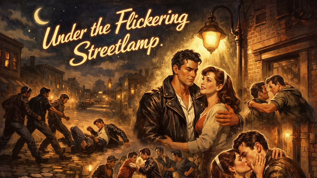 Under the flickering streetlamp #musicvideoNewMusic #OfficialMusicVideo #musicvideo #newmusic#music