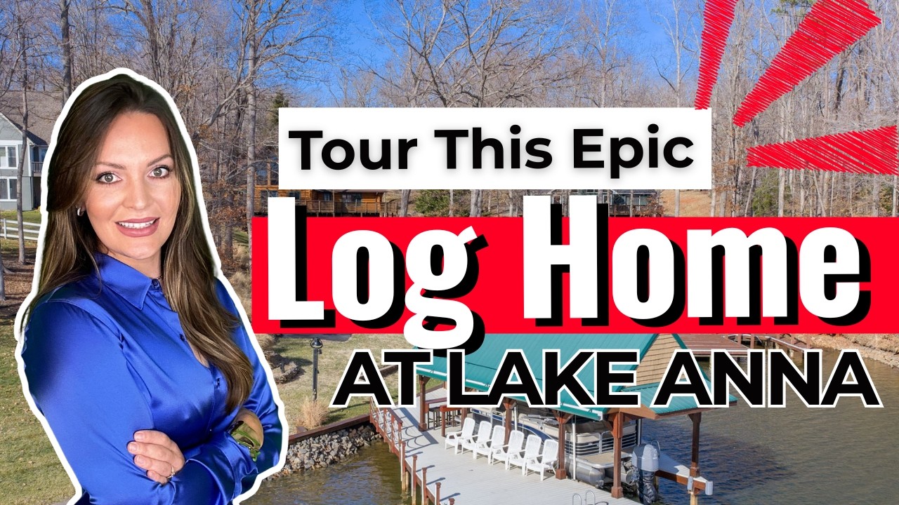 Tour This Epic Lake Anna, VA Log Home For Sale