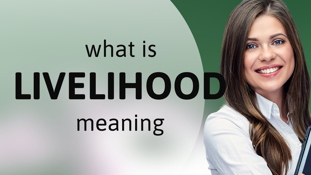 Livelihood &mdash; what is LIVELIHOOD definition