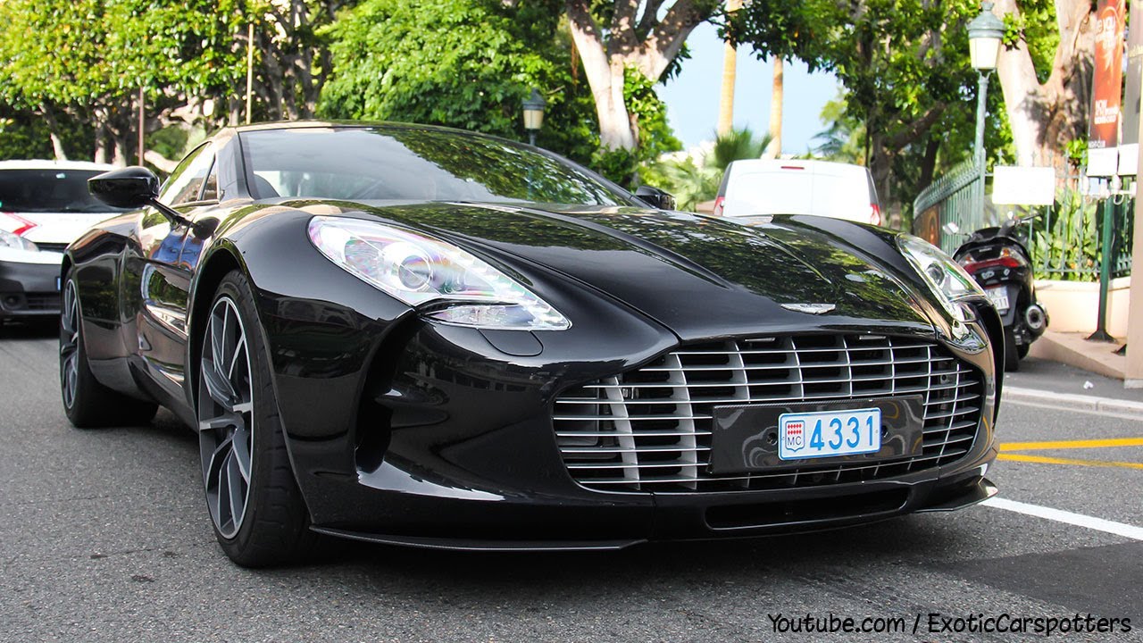 Aston Martin ONE 77 - Driving in Monaco | Combos | Full Detail - 1080p HD