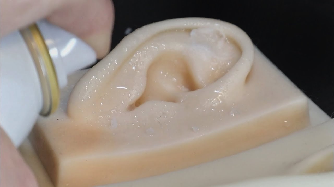 ASMR 오일 귀마사지 • Ear massage