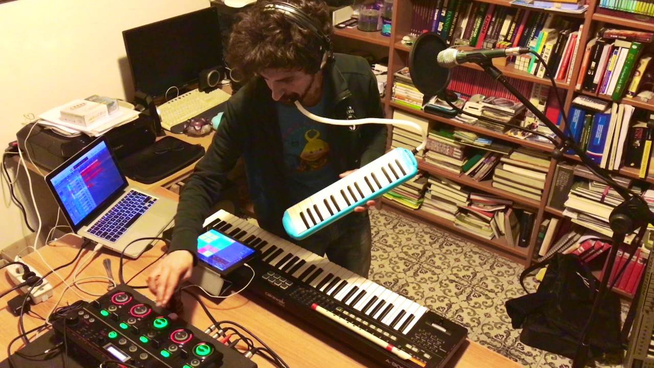 Watermelon man (Herbie Hancock) loop - BOSS RC-505, iMaschine 2, Roland a-800 pro