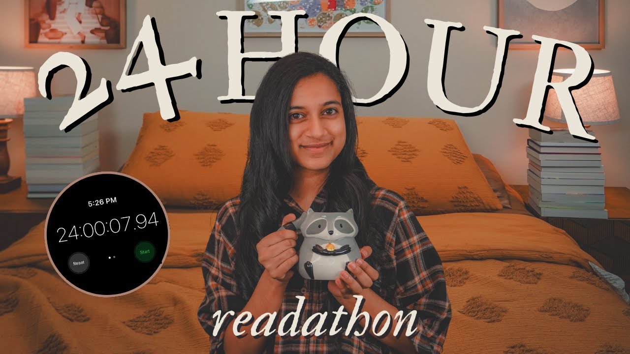 24 HOUR READATHON ⏳ 📖 ☕ (how many books can i read within 24 hours?)