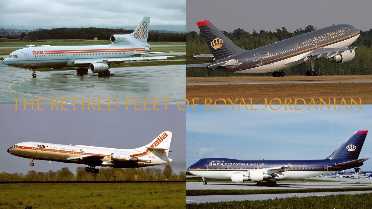 The Retired Fleet of Royal Jordanian