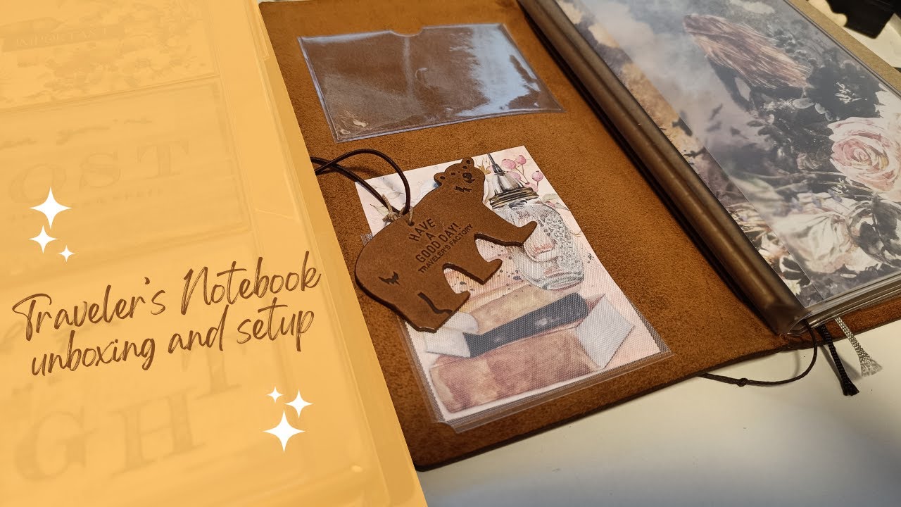Unboxing and setup | traveler's notebook