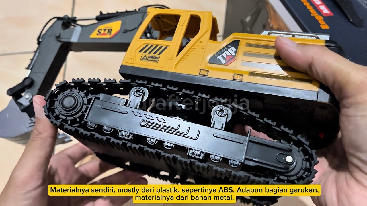 Bismillah, Unboxing Dolanan : Excavator Remote Control 14 Channel