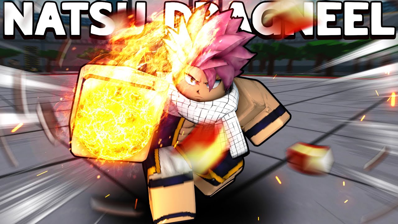 Я использовал NATSU MOVESET в ROBLOX Heroes Battlegrounds.
