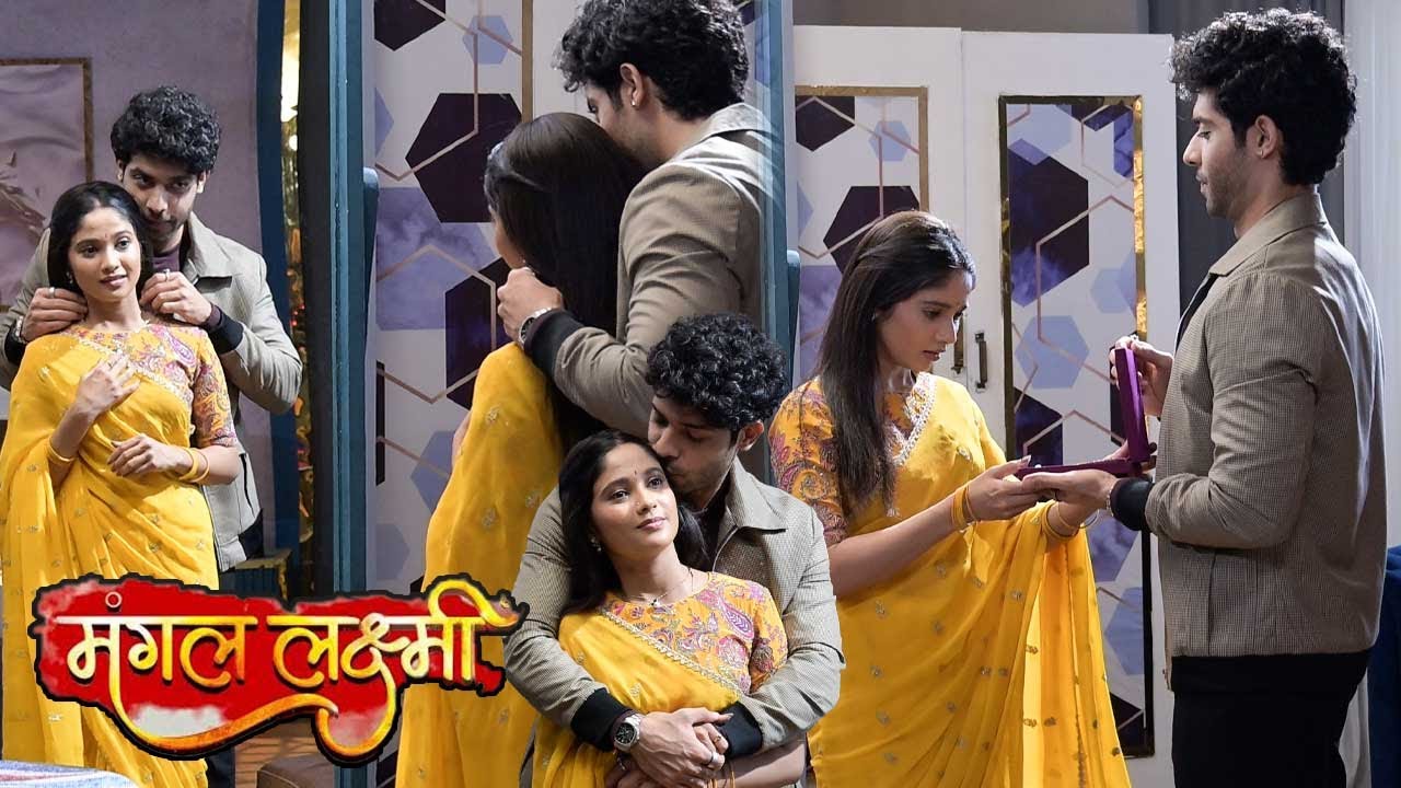 Mangal Lakshmi |Karan ने Lakshmi को दिया Gift और पिनाया Gale में चेन Romance |Today Episode