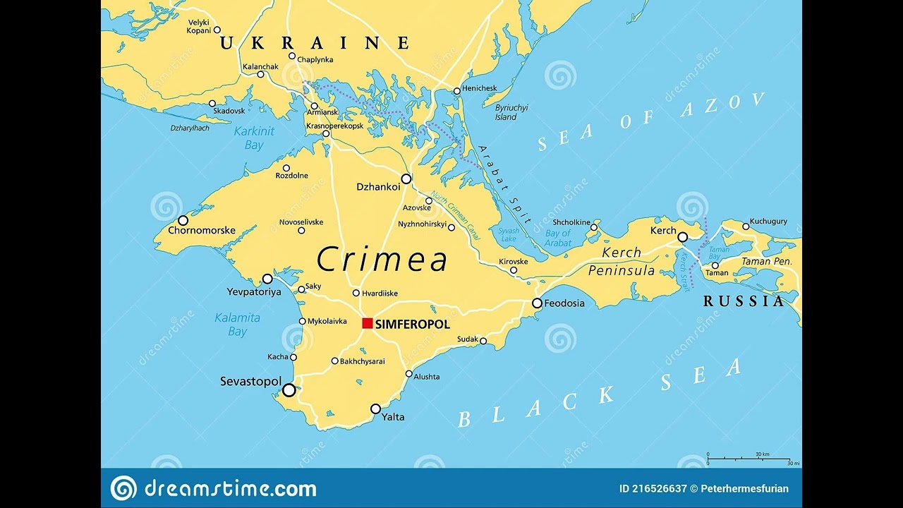 329.11  The diverse and unique geography of Crimea: Map