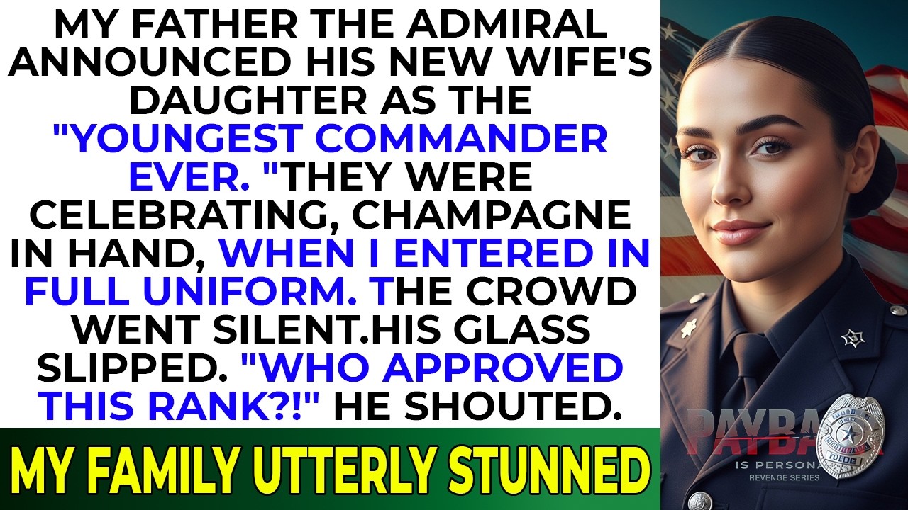 My Father, The Admiral, Crowned His Stepdaughter Commander — UNTIL I WALKED IN WEARING THE REAL BADG