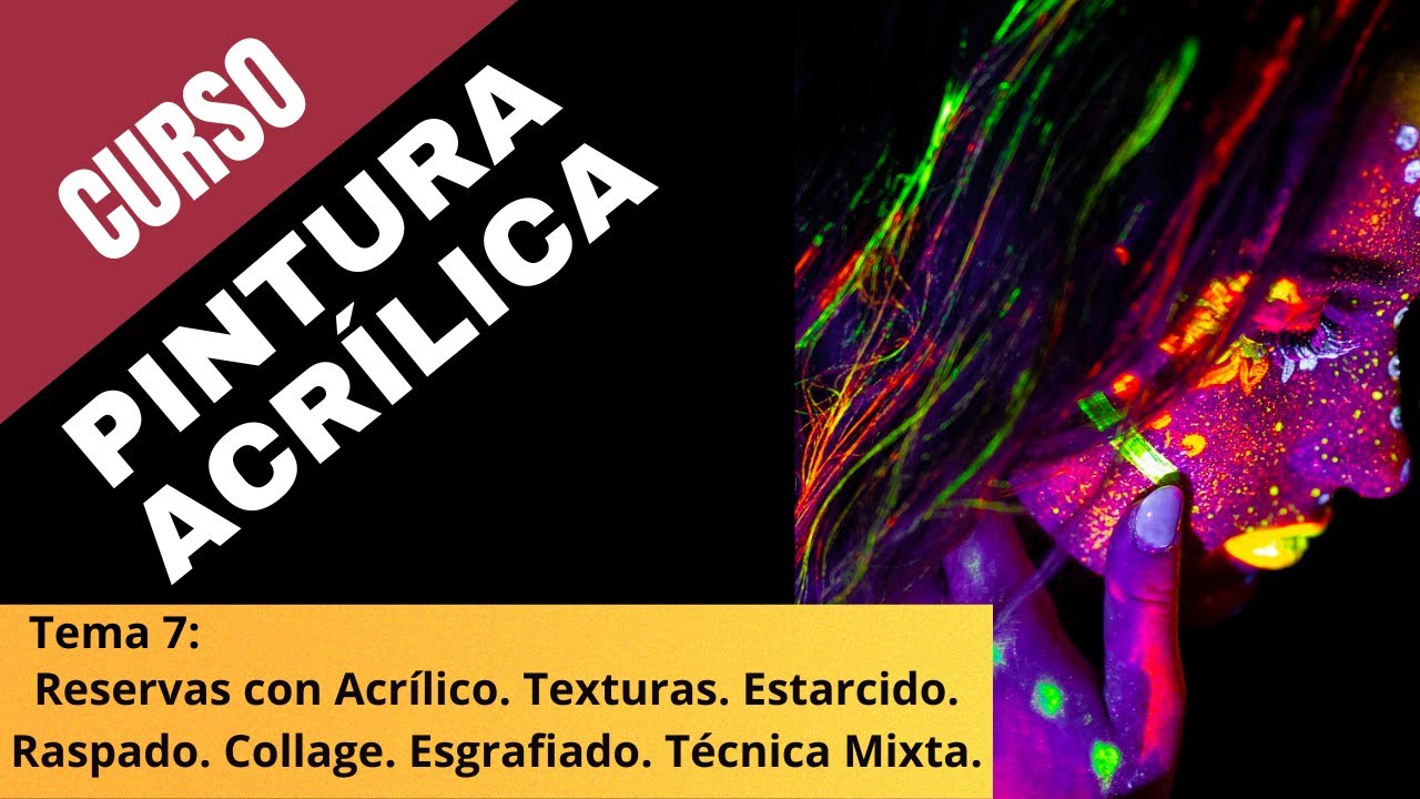 CURSO DE PINTURA ACRILICA | Tutorial de Pintura Acr&iacute;lica 2022 (Parte 7)