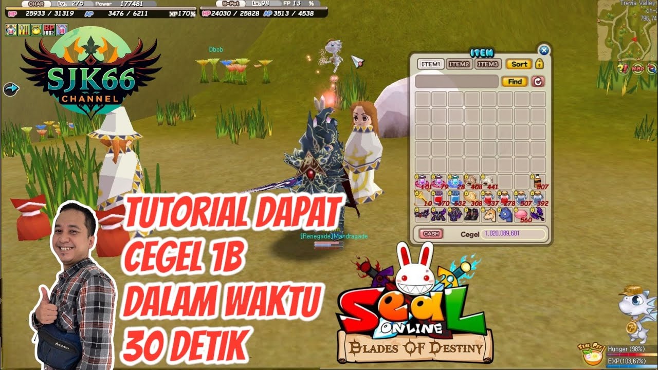 Tutorial dapat cegel 1b dalam waktu 30 detik - Seal online Blade of Destiny