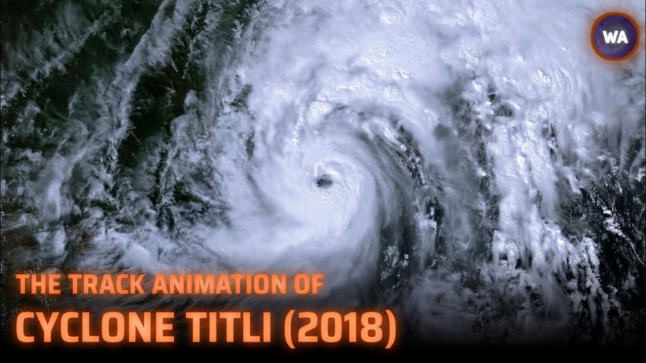 The Track Of Cyclone Titli (2018)