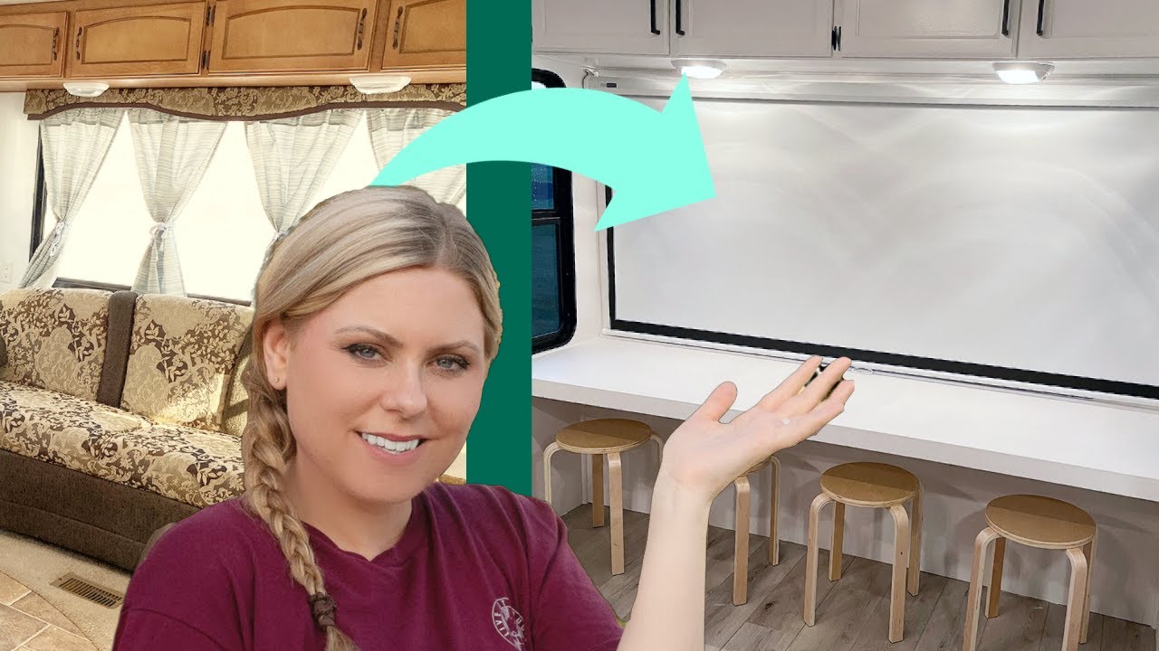 EXTREME CAMPER DINETTE MAKEOVER | Before and After Camper Makeover