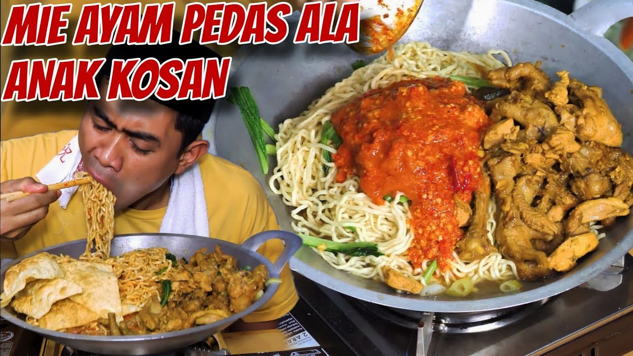 ANAK KOSAN MASAK MIE AYAM WONOGIRI PAKE BAHAN SEADANYA!!