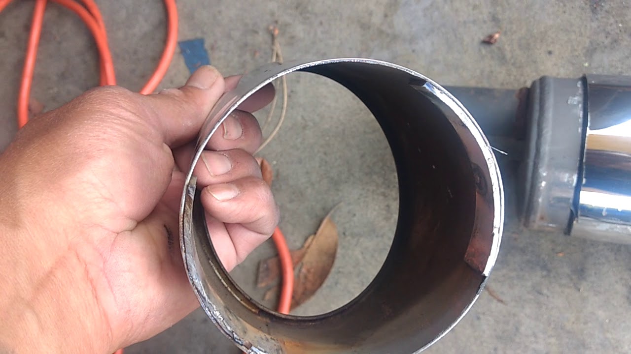 Honda Shadow Aero 750 exhaust Pipe Chop
