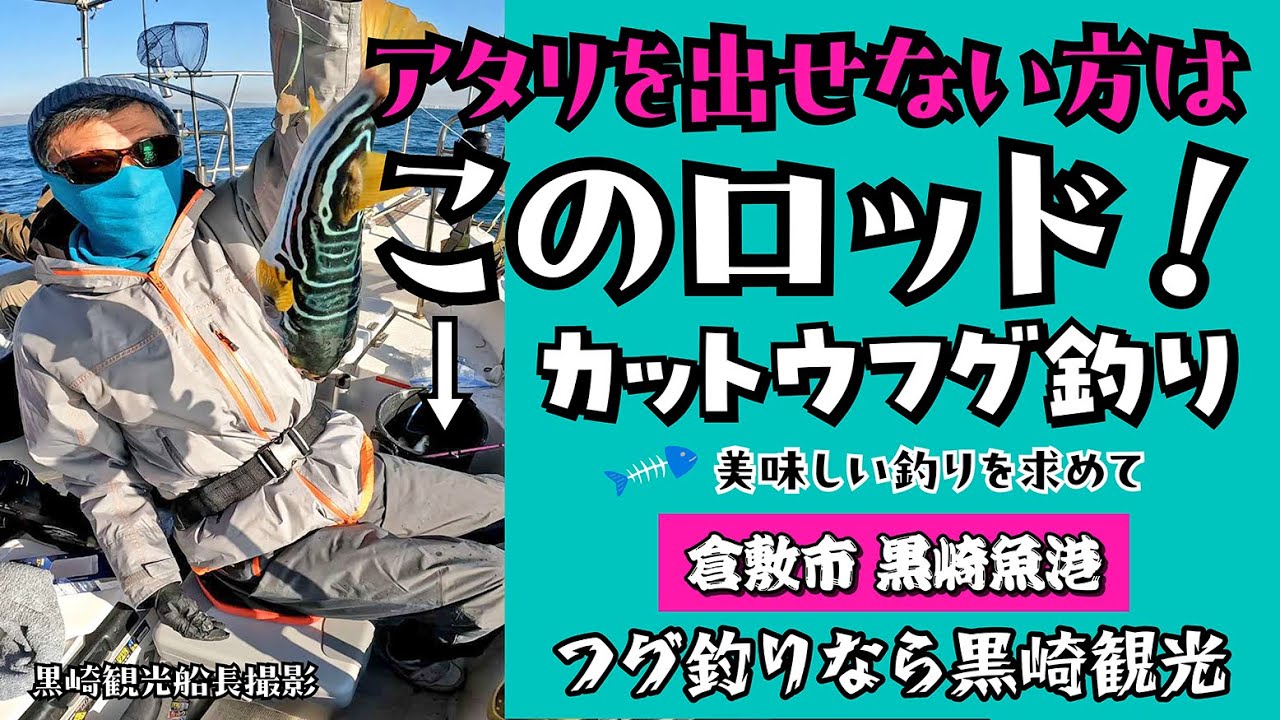 フグ釣りで当たりを出せない方必見！ カットウフグ釣り 黒崎観光にて 2025年12月6日    黒崎漁港出船 美味しい釣りを求めて