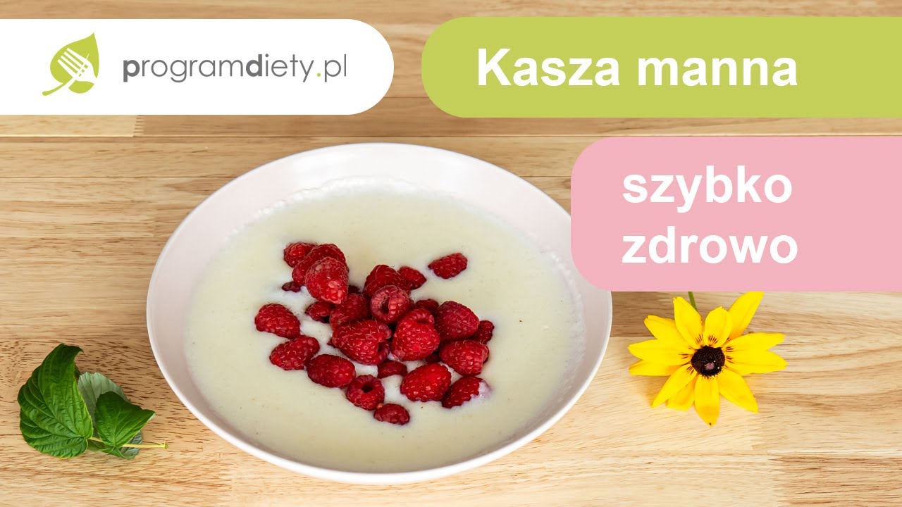 Przepis na: Kasza manna z malinami. Jak ugotować pyszną kaszę mannę.