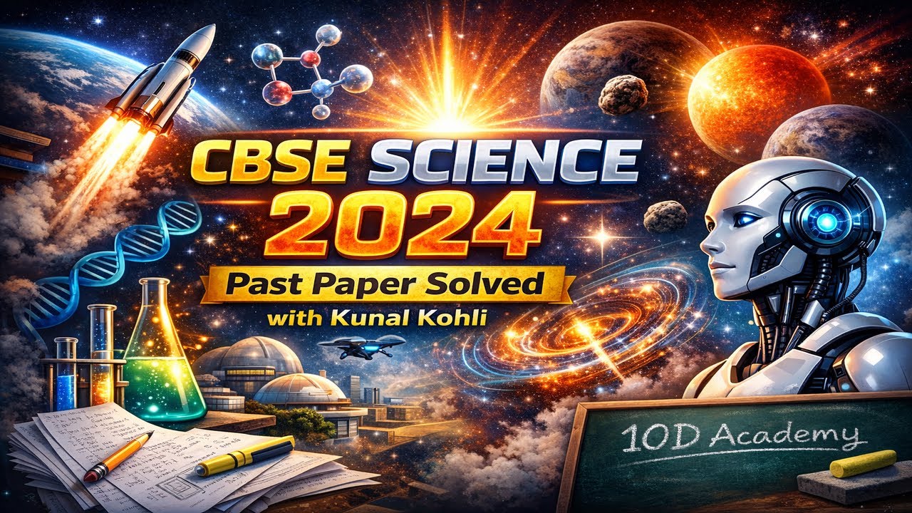 CBSE Science 2024 Past Paper Solved with Kunal Kohli