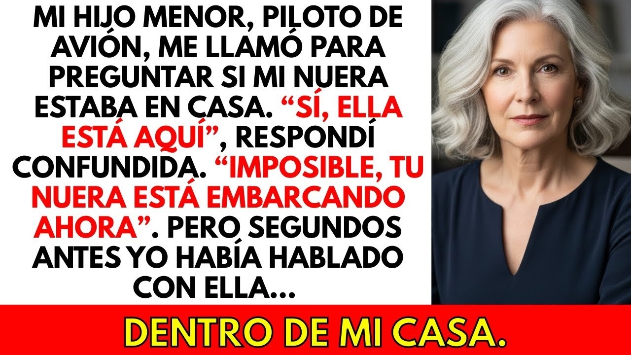 Mi hijo piloto llamó desesperado: ‘¡Imposible! Ella está en mi vuelo… ¡no en casa!