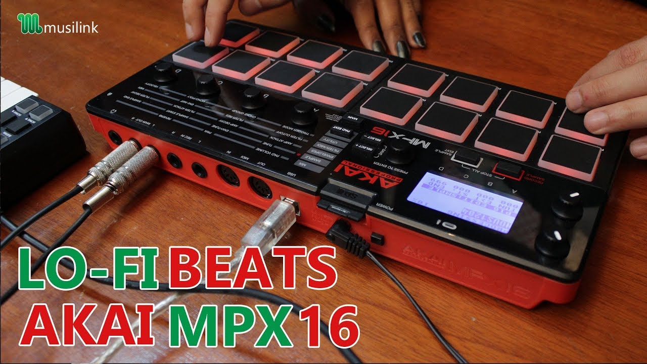 Lo-fi hip-hop com o Akai MPX16