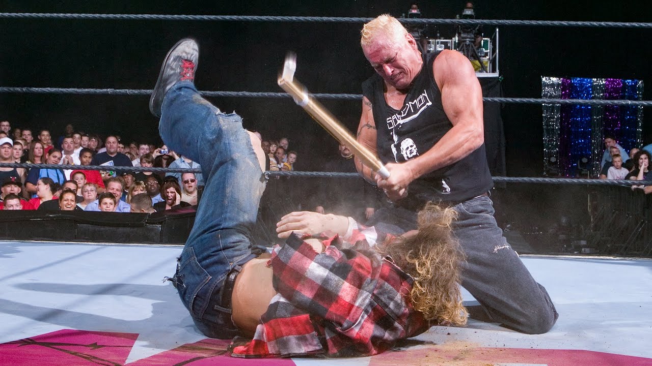 Песочный человек жестоко избивает Зомби: ECW, 13 июня 2006 г.