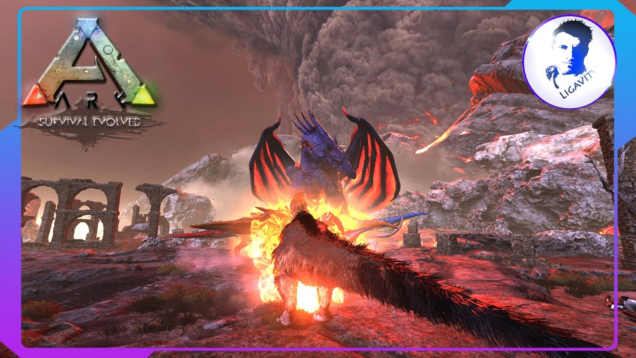 Gamma Dragon Boss Fight | SOLO | Official The Island | ARK: Survival Evolved