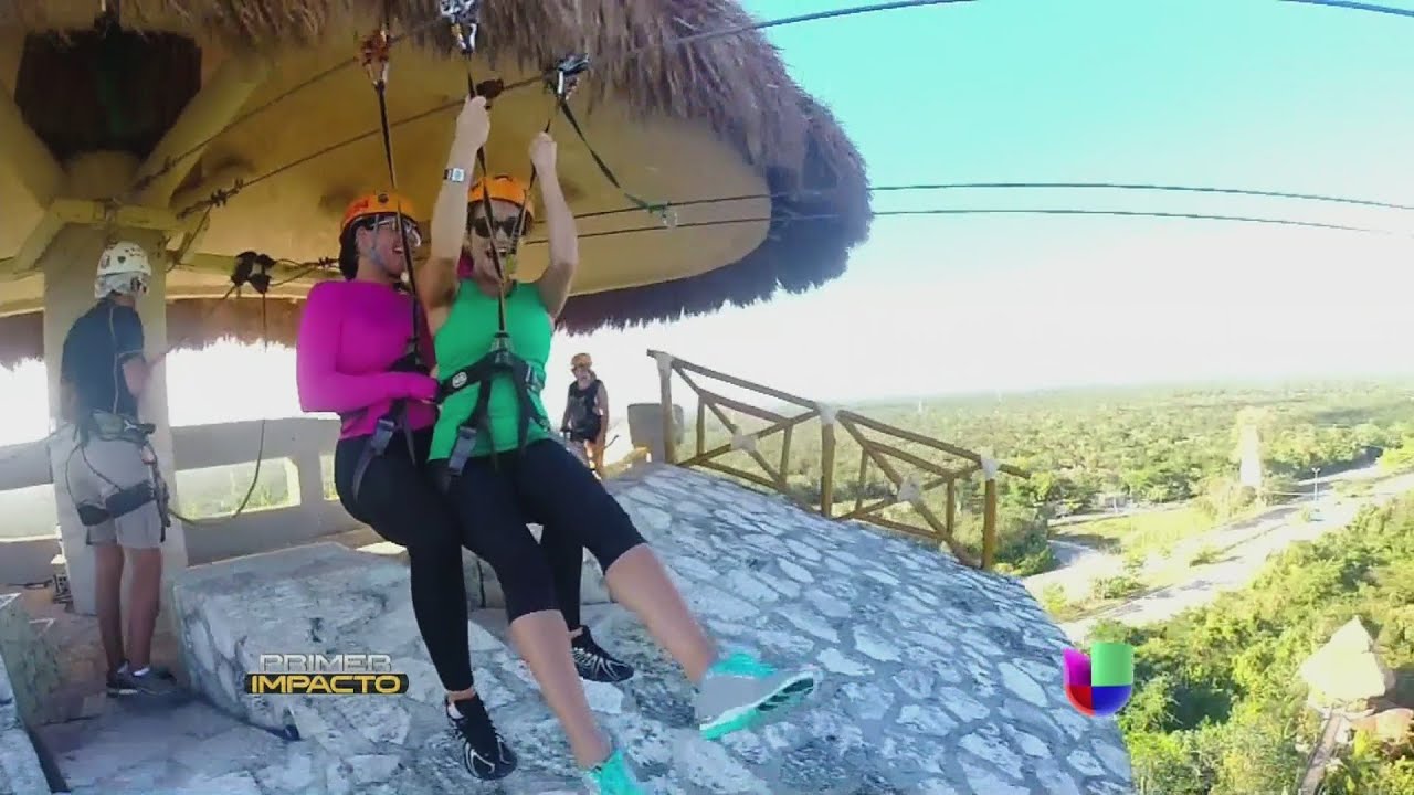 Bárbara Bermudo y Pamela Silva-Conde vivieron una aventura de 'Impacto' en la Riviera Maya